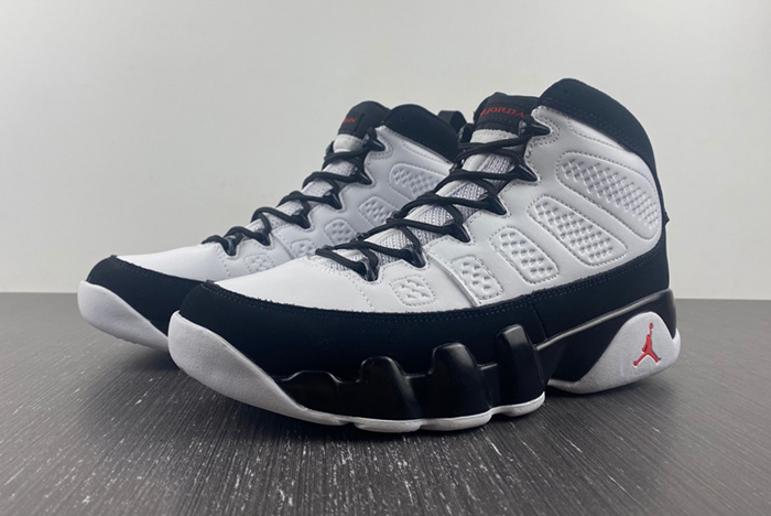 Air Jordan 9 Retro White Black Red 302370-112